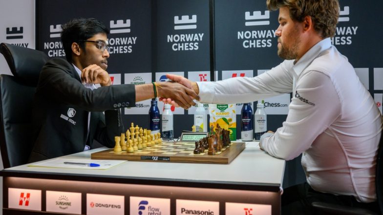 Sports News | Praggnanandhaa Stuns Carlsen in Classical Thriller at Norway Chess Round 3