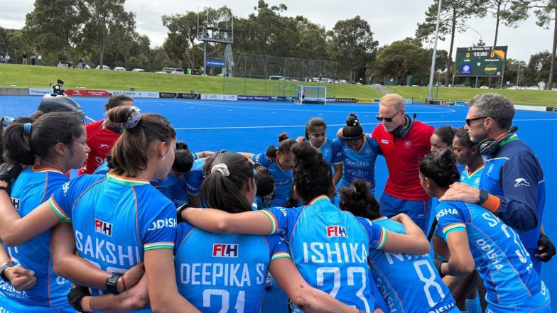 Sports News | Indian Women's Hockey Team Registers Second Consecutive Win, Beating Australia 2-0 in Third Game of Friendly Series