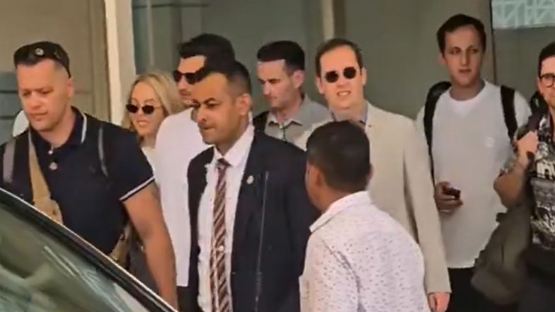 Entertainment News | Tiffany Trump Arrives in Jaisalmer with Husband Michael Boulos, Receives Warm Welcome