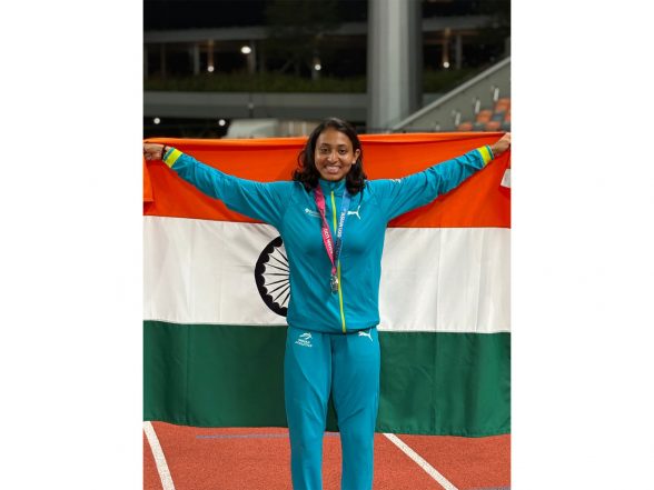 Sports News | Gujarat Sprinter Kajal Vaja Bags Silver Medal at Asian U-20 Athletics Championships