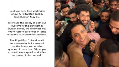 AP X Swatch Craze: Swatch Urges Customers &lsquo;Not To Rush to Stores&rsquo; After AP X Swatch Royal Pop Launch Triggers Global Frenzy