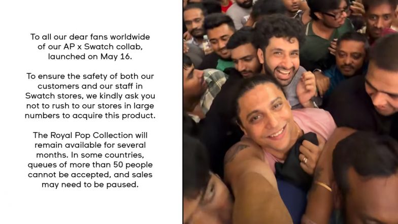 AP X Swatch Craze: Swatch Urges Customers &lsquo;Not To Rush to Stores&rsquo; After AP X Swatch Royal Pop Launch Triggers Global Frenzy