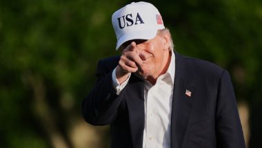 Donald Trump Says US &lsquo;May Have to Hit Iran Again&rsquo; if Diplomacy Fails After Pausing Planned Military Strike (Watch Video)