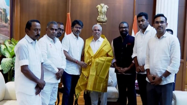 Tamil Nadu Government Formation: TVK Chief Vijay Stakes Claim To Form Government After Securing Support of 120 MLAs