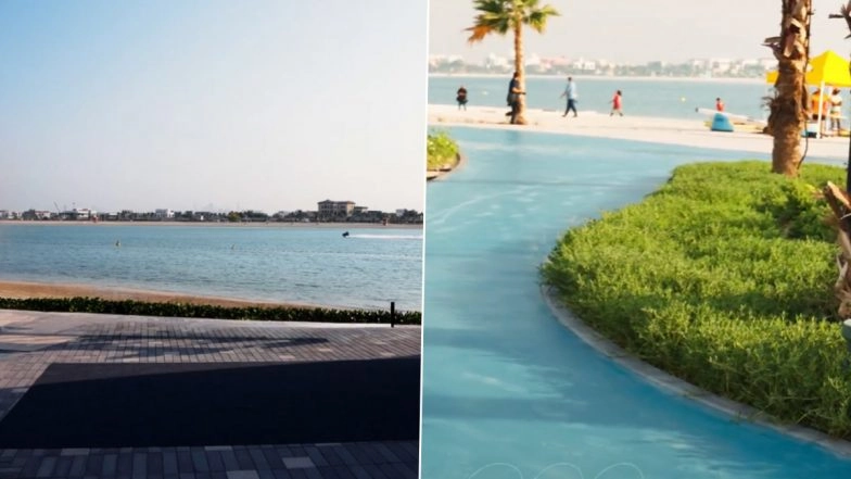 Dubai Opens Private Women-Only Beach at Al Mamzar With Female Lifeguards and 24-Hour Night Swimming (Watch Video)