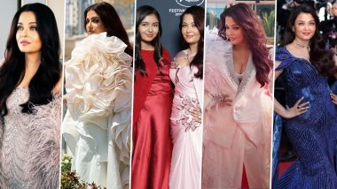 Cannes 2026: Aishwarya Rai Bachchan&rsquo;s Feathered Cape Outfit and All Her Looks This Edition (Pics and Videos)