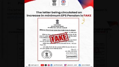 Is the EPS-95 Viral Letter Real? Did EPFO Raise EPS-95 Pension to INR 7,500? Fact Check Reveals Truth