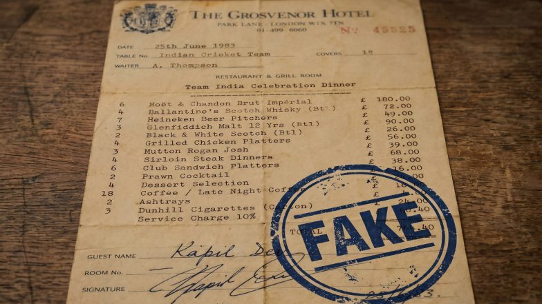 Fact Check: Kirti Azad Dismisses Viral 1983 World Cup Party Bill as Fake