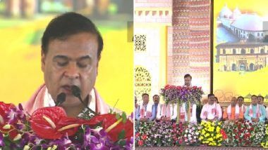 Himanta Biswa Sarma Takes Oath As Assam CM for Second Term; PM Narendra Modi Attends Landmark Swearing-In in Guwahati (Watch Video)