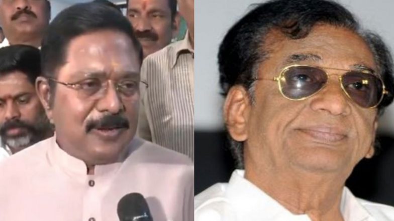 K Rajan Dies: TTV Dhinakaran Expresses Grief Over Death of Veteran Kollywood Producer and Director