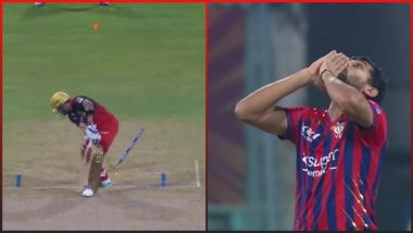 Virat Kohli Wicket Video: Prince Yadav Cleans Up Star Batter With 140kph Delivery During LSG vs RCB IPL 2026 Clash