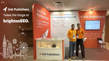 Link Publishers Showcases AI Link Building at BrightonSEO 2026