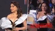 Fact Check: Madhuri Dixit's Awards Night Viral Video Shows AI-Modified Cleavage in Revealing Dress (Watch)