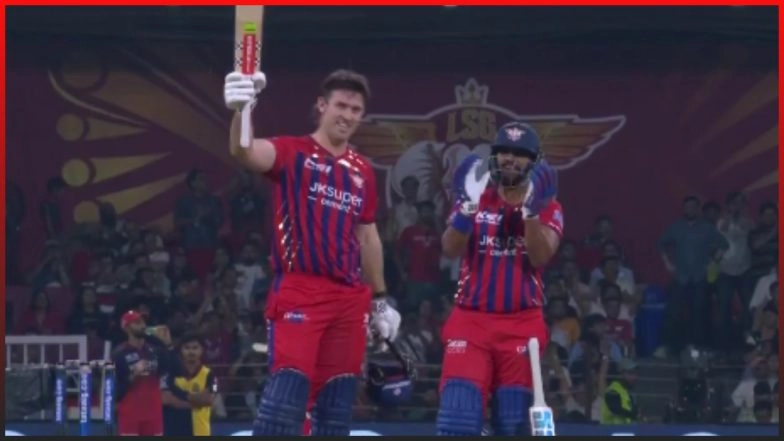 Mitchell Marsh Scores 49-Ball Century in LSG vs RCB IPL 2026 Match