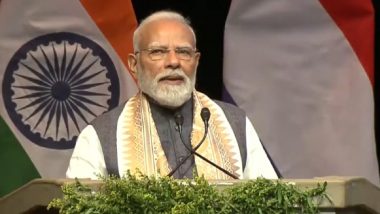 PM Modi in Netherlands: India Dreaming Big, Youth Aspires To Lead in AI and Semiconductors, Says Prime Minister Narendra Modi (Watch Video)