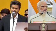 PM Narendra Modi Congratulates New Tamil Nadu CM Vijay, Says Will Keep Working With State To Improve Lives