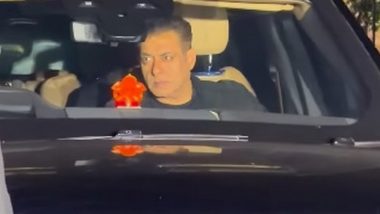 &lsquo;Bhaijaan, Sorry!&rsquo; Salman Khan Forgives Paparazzi After They Apologise to Him at &lsquo;Raja Shivaji&rsquo; Success Party (Watch Video)