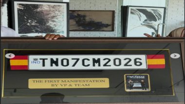 &lsquo;TN07 CM 2026&rsquo;: Director Venkat Prabhu Gifts GOAT Number Plate to Tamil Nadu CM Vijay