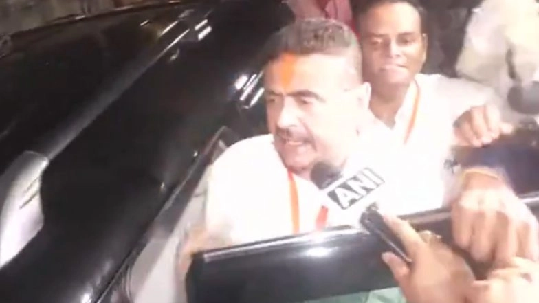 Suvendu Adhikari Defeats West Bengal CM Mamata Banerjee in Bhabanipur, BJP Candidate Also Wins Nandigram Assembly Seat (Watch Video)