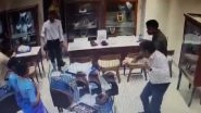 Telangana Robbery: 3 Injured As Armed Robbers Storm PMJ Jewellery Showroom in Karimnagar (Watch Video)