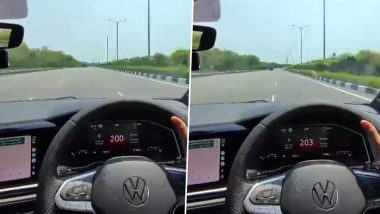 Instagram Viral Video Leads To Arrest After Man Drives Volkswagen Virtus at Over 200 Kmph in Telangana for Reel