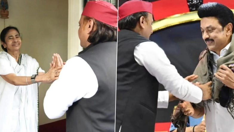 'Hum Woh Nahin Jo Mushkilon Mein Saath Chor Dein': Akhilesh Yadav Backs Mamata Banerjee and MK Stalin After West Bengal and Tamil Nadu Election Results