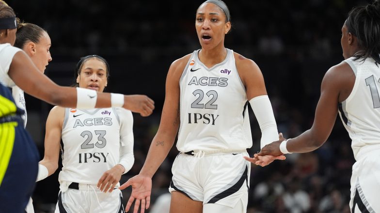 Aces' A'ja Wilson Breaks WNBA Record with Her 5th Game Scoring at Least 40