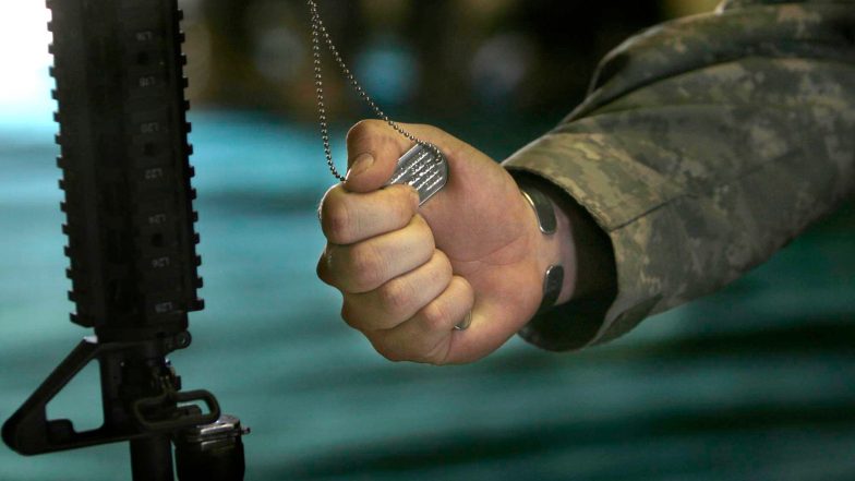 How Dog Tags Became a Symbol of the Cost of America's Global Presence