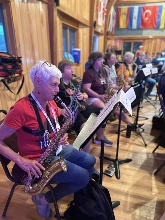 Adults Improve Music Skills and Foster Friendships over Summer Band Camp