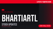Bharti Airtel Stock Update: Shares Closed with Gains on Positive Outlook