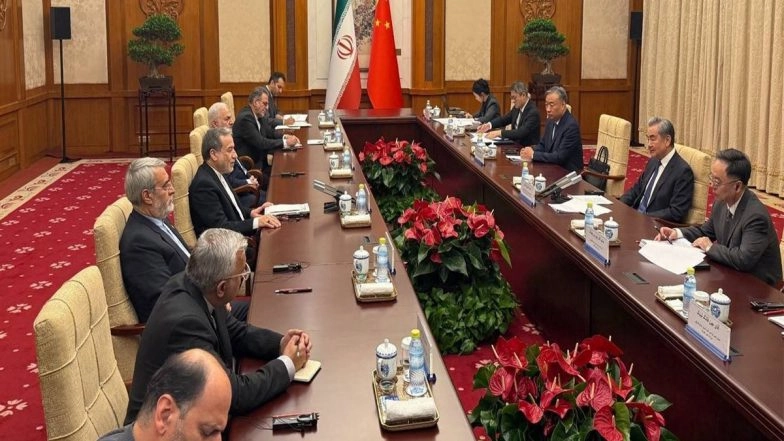 US-Iran Tension: FM Abbas Araghchi Holds Talks With China’s Wang Yi in Beijing Amid West Asia Crisis