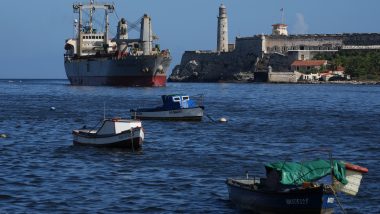 Humanitarian Aid Ship from Mexico and Uruguay Arrives in Havana