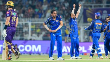 Deepak Chahar Brings Out 'No Notes Needed' Celebration After Dismissing Finn Allen During KKR vs MI IPL 2026 (Watch Video)