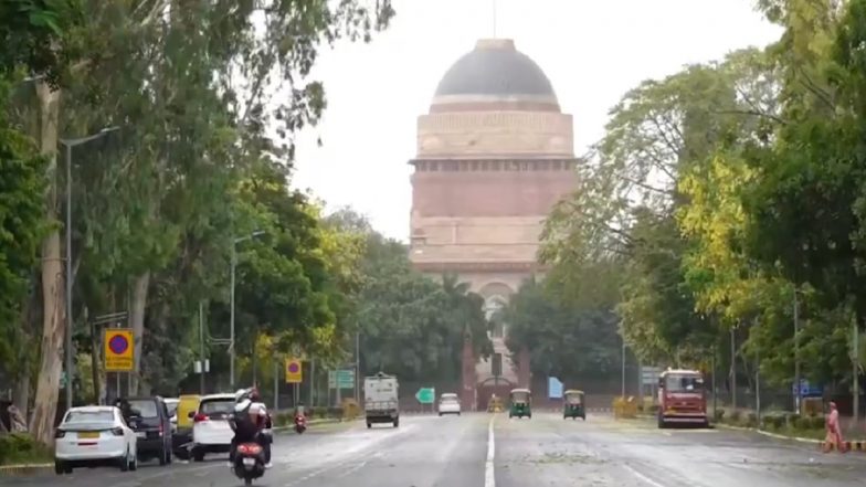 Delhi Rains-Weather Forecast: Rainfall Brings Brief Relief to Delhiites Amid Heatwave; IMD Warns of Stormy Weather Across 13 States