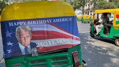 President Donald Trump Makes Surprise Appearance in New Delhi Traffic