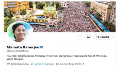 West Bengal Assembly Dissolved, Mamata Banerjee Maintains &lsquo;Chief Minister&rsquo; Tag on Social Media