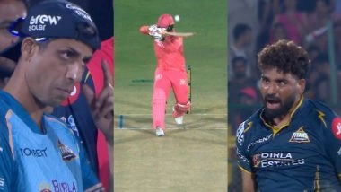 Ashish Nehra Plans, Mohammed Siraj Executes Vaibhav Sooryavanshi&rsquo;s Dismissal During RR vs GT IPL 2026 (Watch Video)