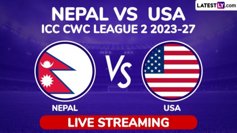 Nepal vs United States of America Live Streaming Online and Free TV Telecast, ICC Cricket World Cup League Two 2023-27 106th ODI
