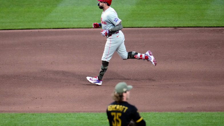 Schwarber Hits Majors-leading 19th and 20th HRs, Phillies Beat Pirates 11-9 in 10 Innings