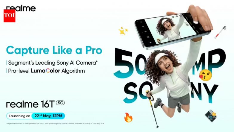 Realme 16T 5G Introduces Segment&rsquo;s Leading 50MP Sony AI Camera for Content Creators and Mobile Photography Enthusiasts in India
