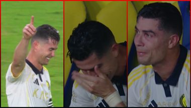 Cristiano Ronaldo Crying: Al-Nassr Captain in Tears After Winning Saudi Pro League 2025-26 Title (Watch Video)