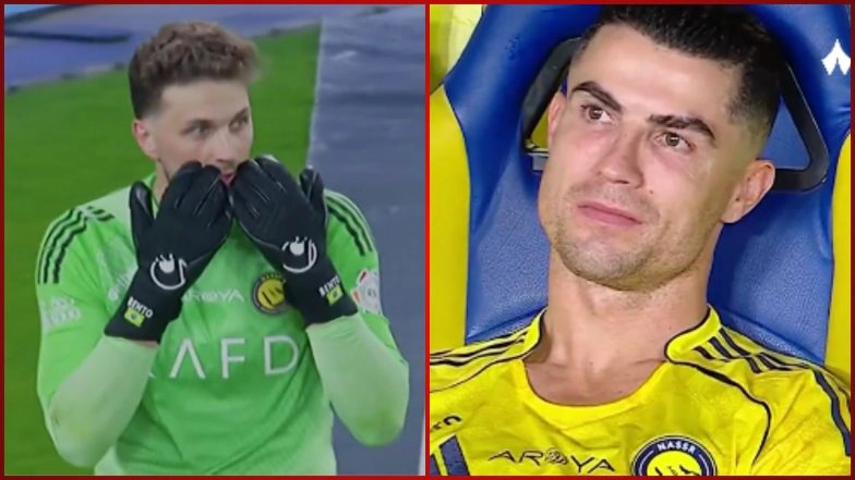 Cristiano Ronaldo's Wait for First SPL Trophy Continues After Al-Nassr Goalkeeper's Own Goal Heartbreak (Watch Video)