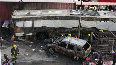 A Cargo Train Hits a Public Bus at a Bangkok Rail Crossing, Killing at Least 8