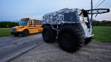 Seniors Roll into Michigan High School During Annual Tractor Day Celebration