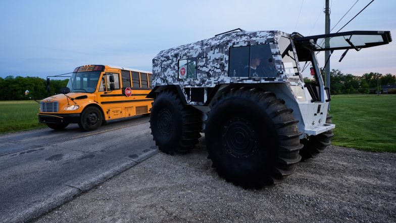 Seniors Roll into Michigan High School During Annual Tractor Day Celebration