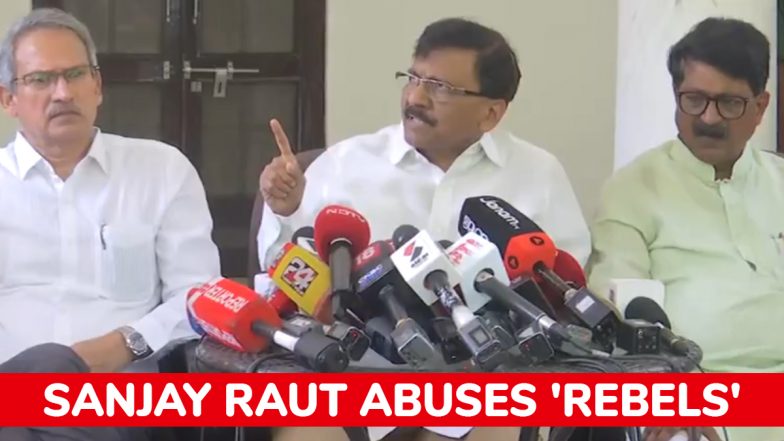 &lsquo;Ye S**le B****ike Log&rsquo;: Why Did Sanjay Raut Ask Media Not To Cut His Abuse-Laced Attack on &lsquo;Rebels&rsquo;?