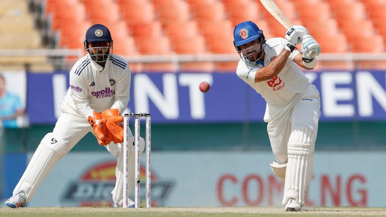Rahmat Shah Becomes First Afghanistan Player To Reach 1000 Runs in Tests, Achieves Feat During IND vs AFG One-Off Test 2026