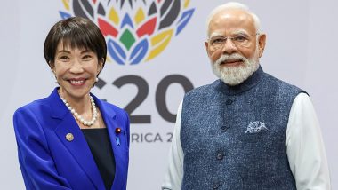 India-Japan Summit 2026: Japanese PM Sanae Takaichi To Undertake First Official Visit to India To Take Part in 16th Annual Summit