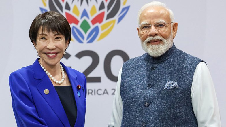 India-Japan Summit 2026: Japanese PM Sanae Takaichi To Undertake First Official Visit to India To Take Part in 16th Annual Summit