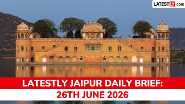 Jaipur Latest News Today on June 26th, 2026: Municipality Expansion, Momo Vendor & Muharram Security